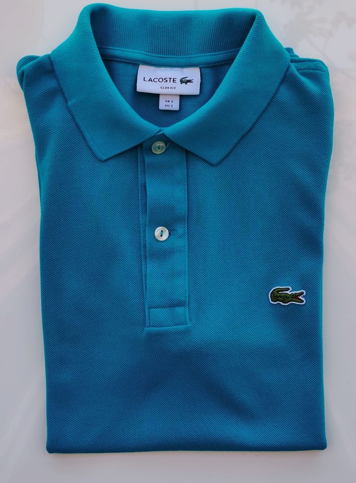 Polo Lacoste original L12.12 slim fit taille S - photo numéro 9