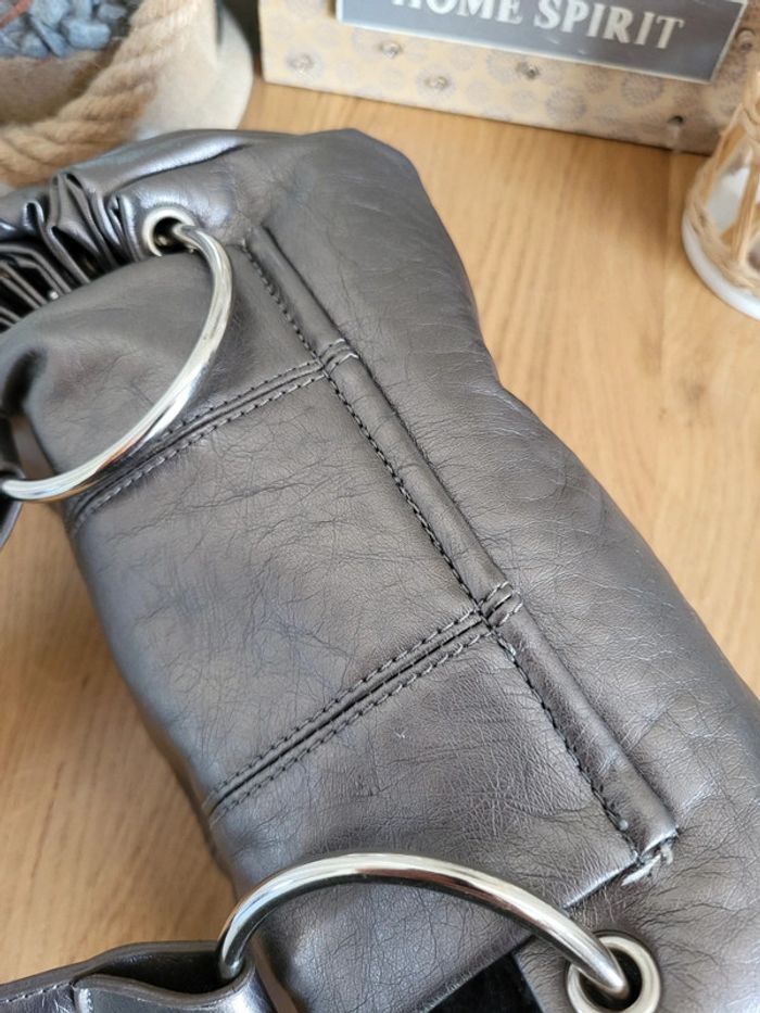 Sac à main Ravel – simili cuir bronze métallisé - photo numéro 8