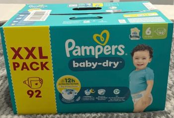 Couche Pampers baby dry taille 6 neuf