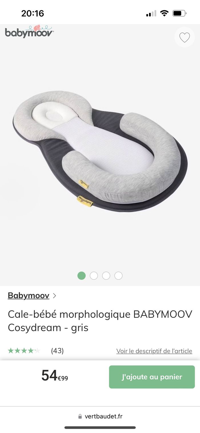 Cale Bebe Morphologique Cosydream BABYMOOV