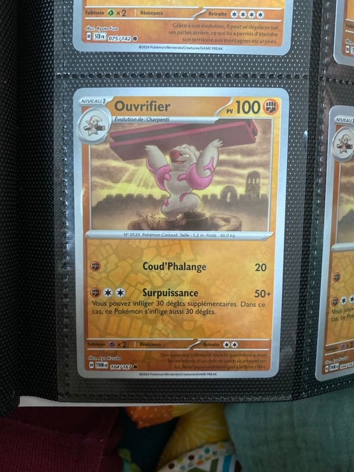 Carte Pokémon reverse neuf