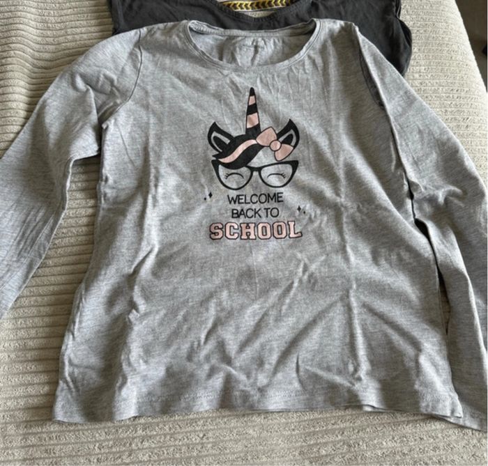 T-shirt fille manches longues - photo numéro 2