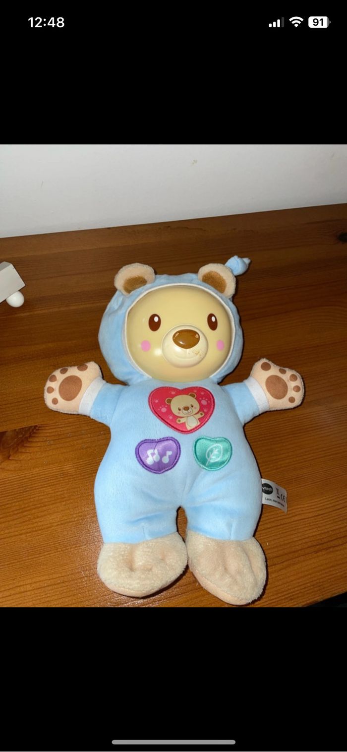Peluche veilleuse Leon Vtech