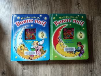 Lot 2 lives histoires minute, bonne nuit