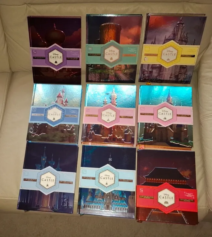 Lot de carnets livres cahiers castle collection disney princesse - photo numéro 3