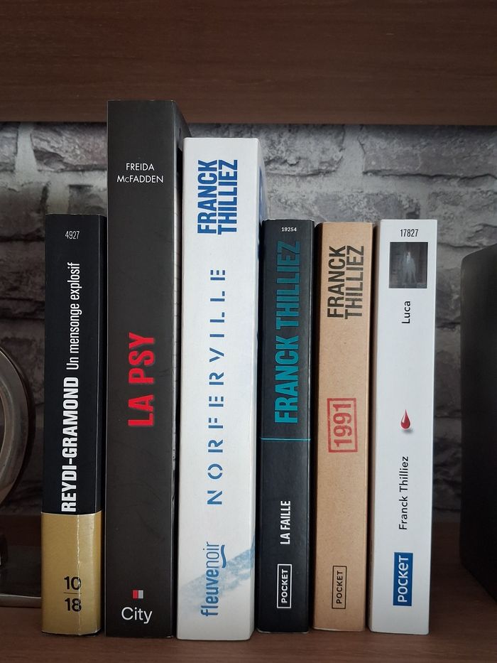 Lot 6 romans dont 4 de Franck Thilliez - photo numéro 3