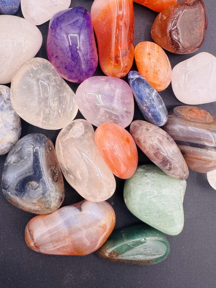 Lot 200 g pierres polies du Brésil pierres naturelles - photo numéro 4