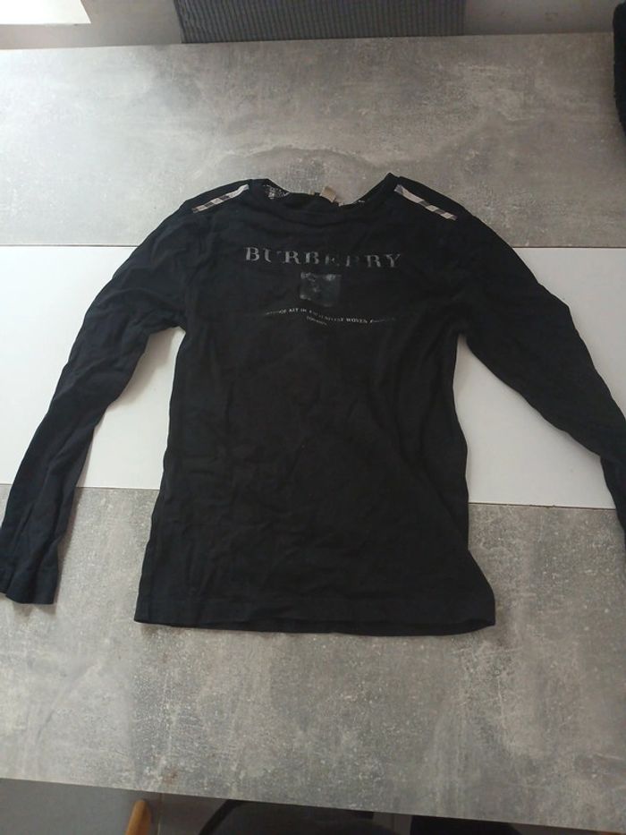 Haut manches longues burberry