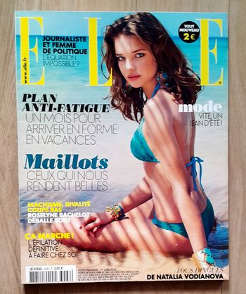 Magazine Elle n°3466 juin 2012 spécial Natalia Vodianova et Justin Bieber