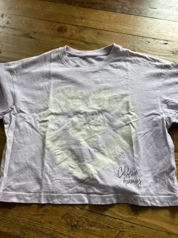 T shirt violet 10 ans