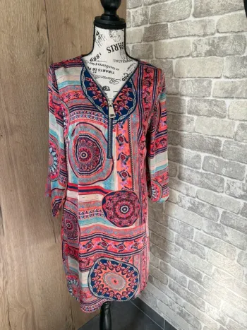 Robe bohème imprimés ethnique taille L