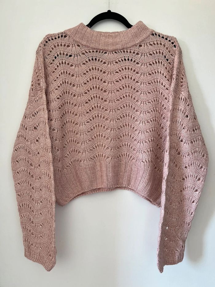 Pull d’hiver Urban Outfitters rose taille S - photo numéro 4