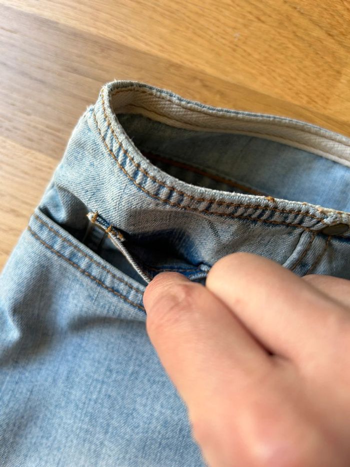 Mini jupe en jeans fille - photo numéro 4