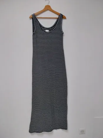 Robe longue marinière Vila L