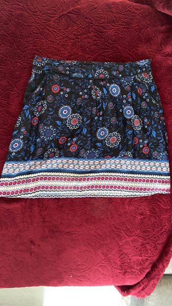 Jupe bleue/noire