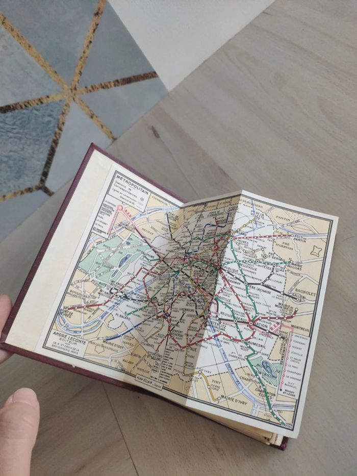 Plan de Paris vintage par arrondissement et communes de banlieue Leconte éditeur - photo numéro 6