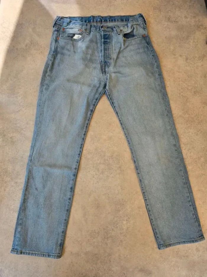 Jeans Levi's W33 FR42 L30 coupe droite bleu Homme Men pan292b - photo numéro 3