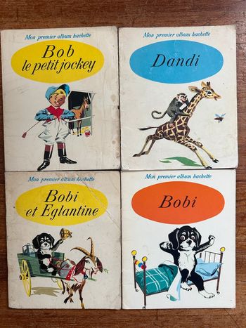 Pierre Probst - Lot de 4 Mon Premier Album Hachette anciens vintage blancs