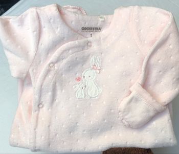 Pyjama velours Orchestra 1 mois  