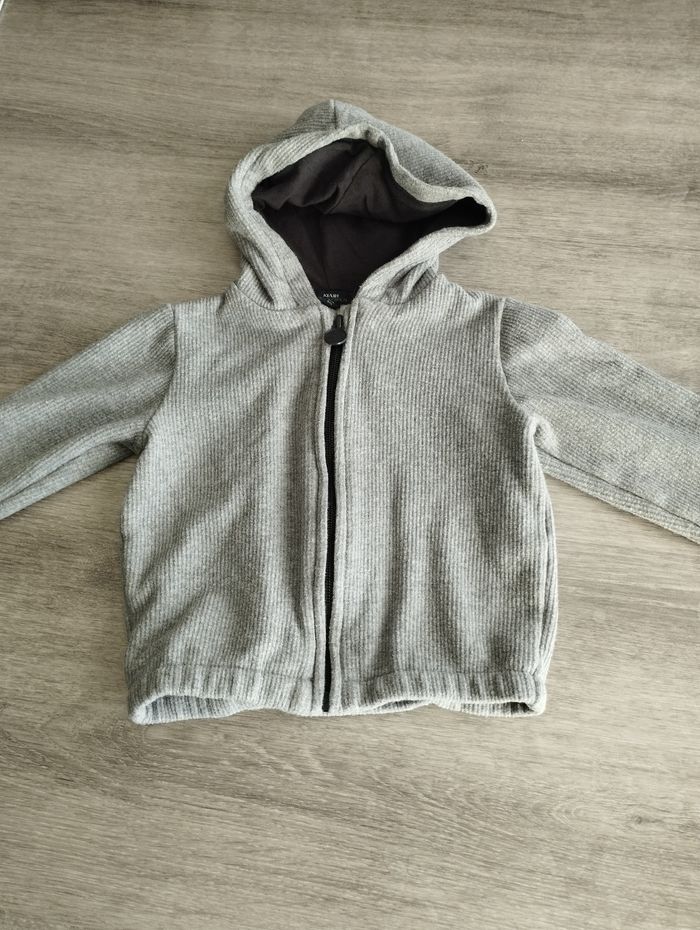 Gilet à capuche 24 mois garçon