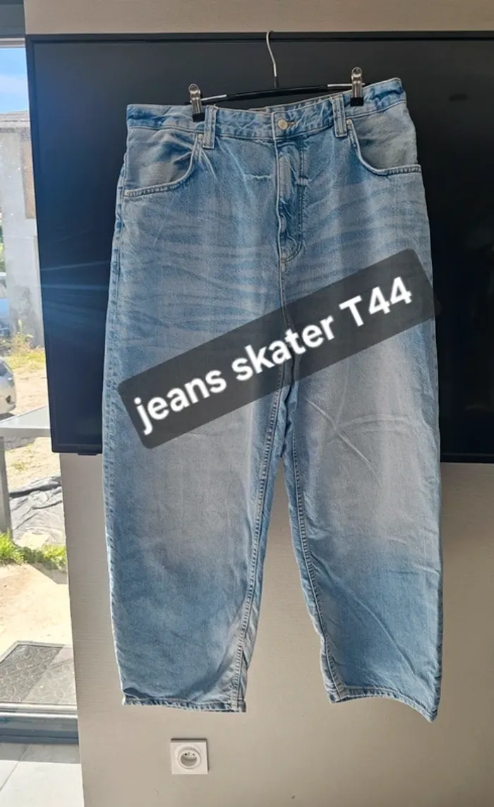 Jean skater homme T44 pull&bear  STWD. - photo numéro 3