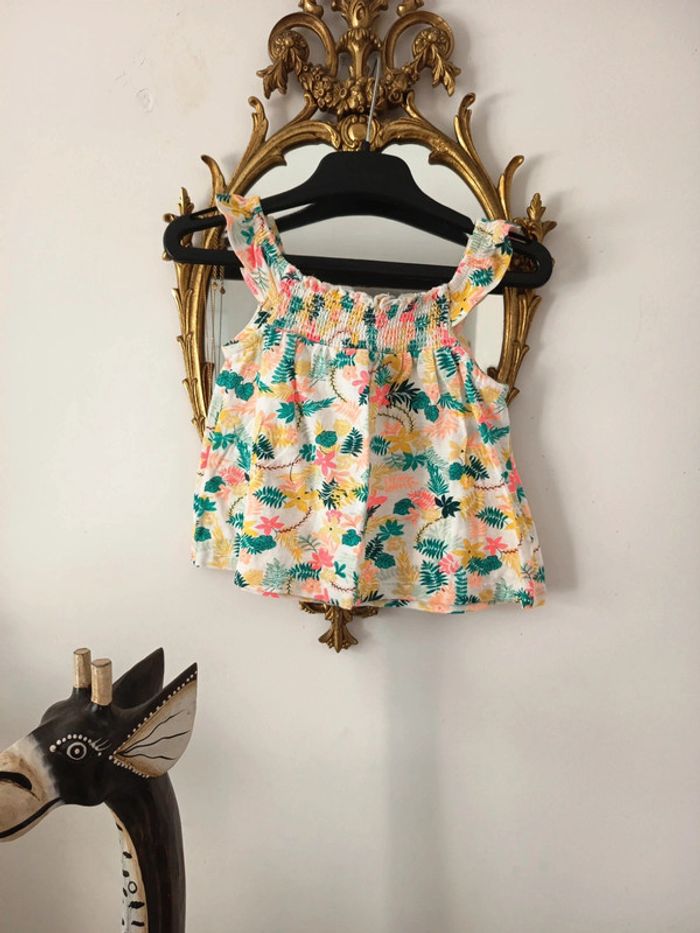 Débardeur motif tropical