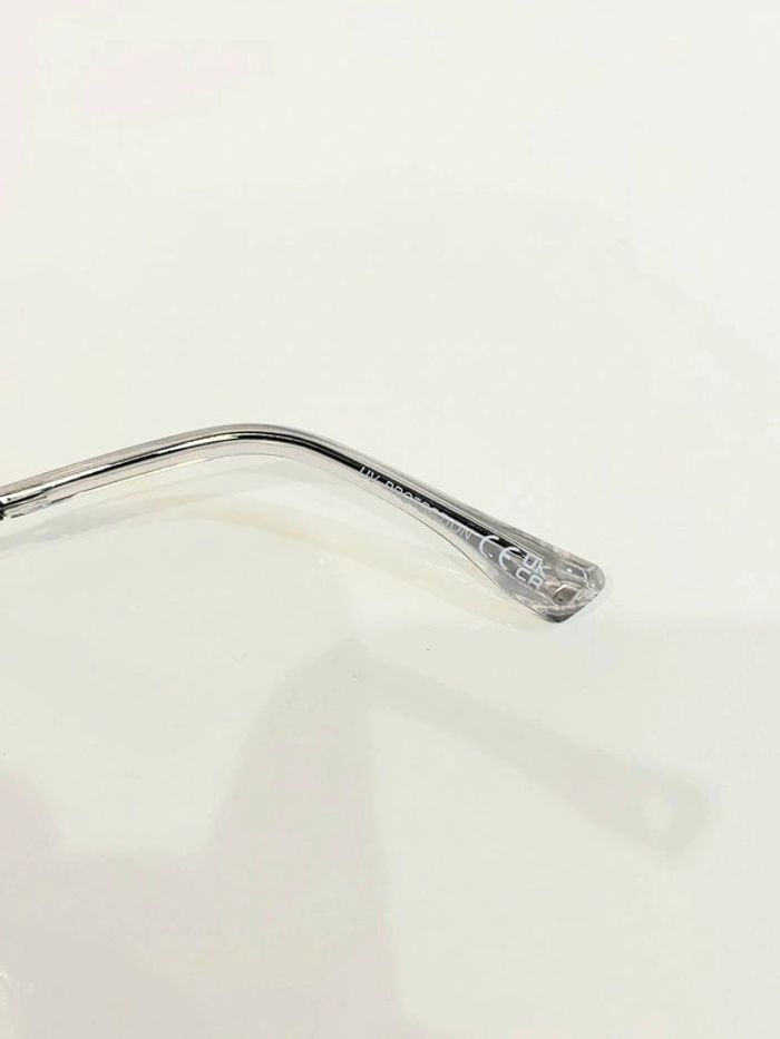 Lunette de soleil homme grise transparente et argentée UV protection catégorie 3 - photo numéro 6