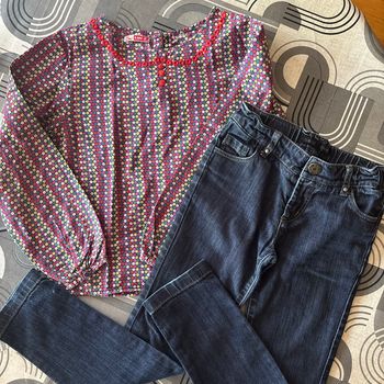 Jean et blouse