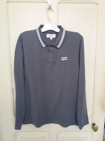 Polo gris homme Lee Cooper taille M