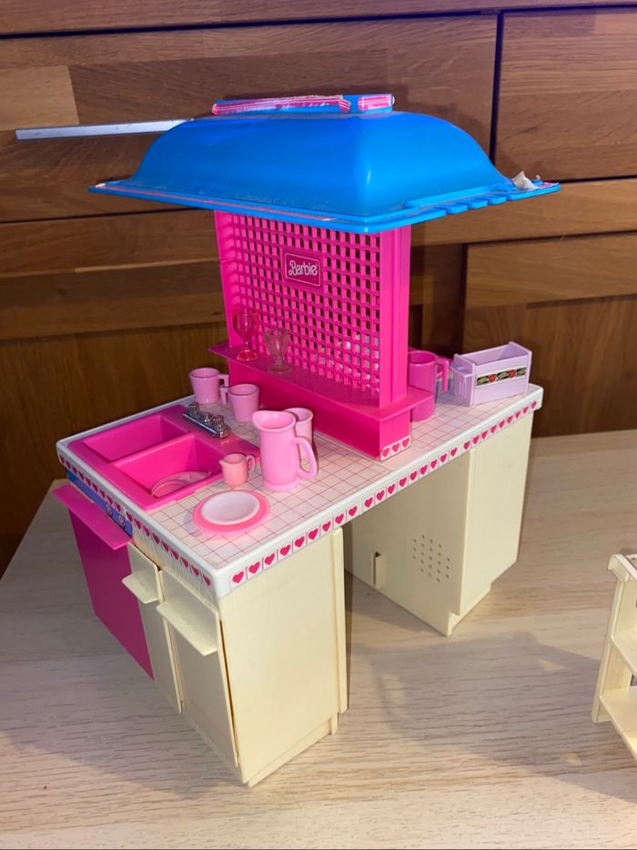 Barbie Mattel poupee 1984 kitchen cuisine cuisinière dream rêve ensueno cucina - photo numéro 10