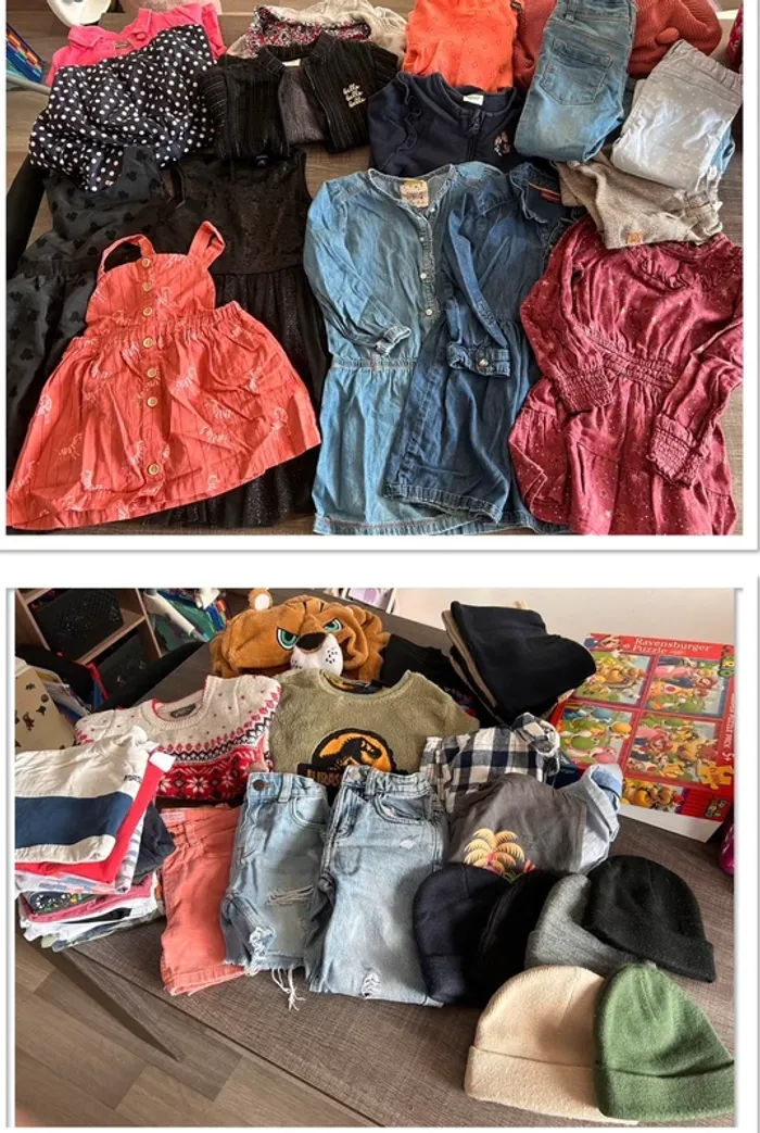 Lot vêtements fille/garçon
