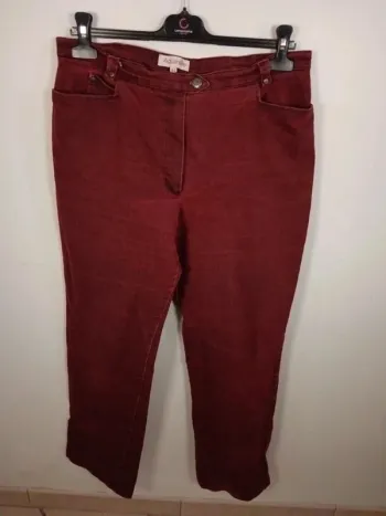 C32 jeans bordeaux Aquarelle 44