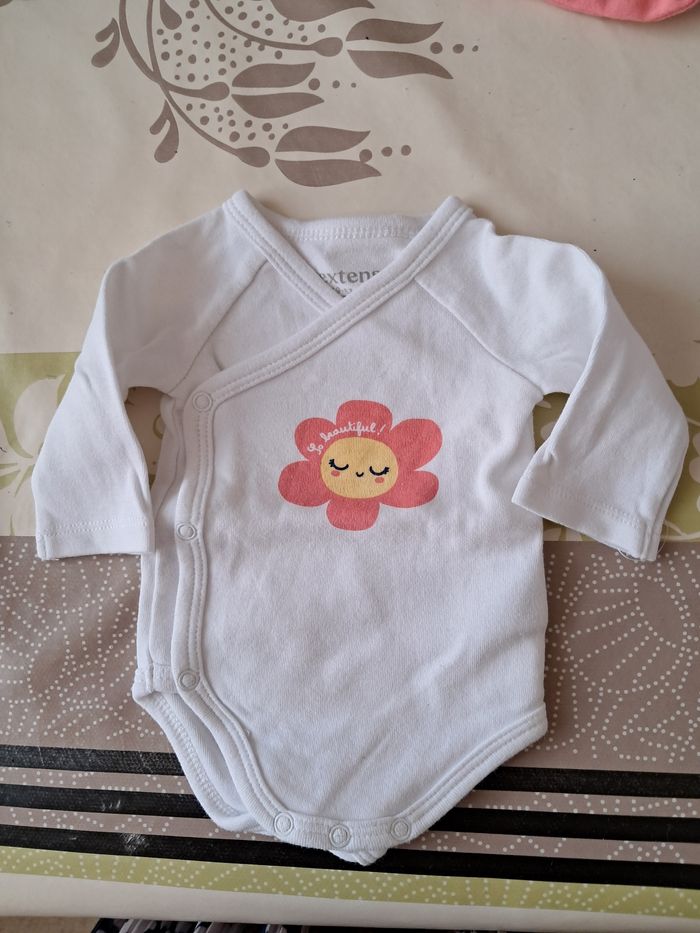 Lot de 2 bodies LM 0 mois - photo numéro 2