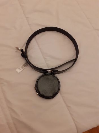 Ceinture avec bourse noir