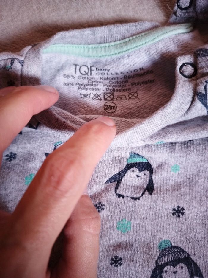 Pull pingouin taille 2 ans - photo numéro 2