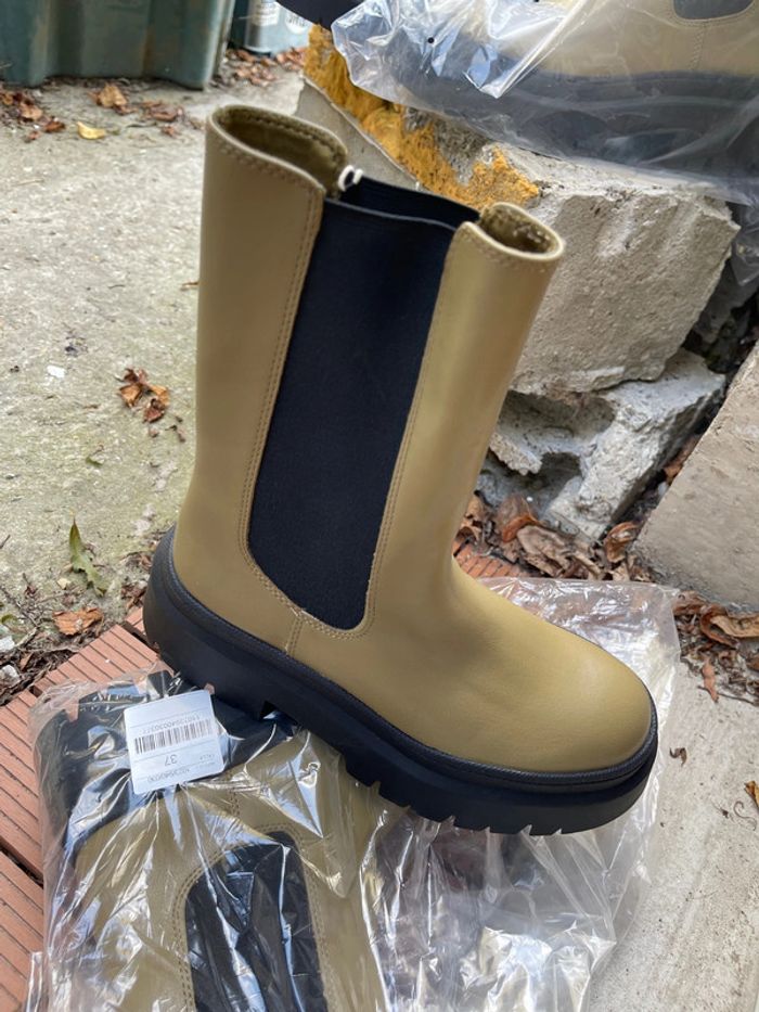 Superbes bottines pull &bear neuves avec étiquette pointure 37 - photo numéro 3