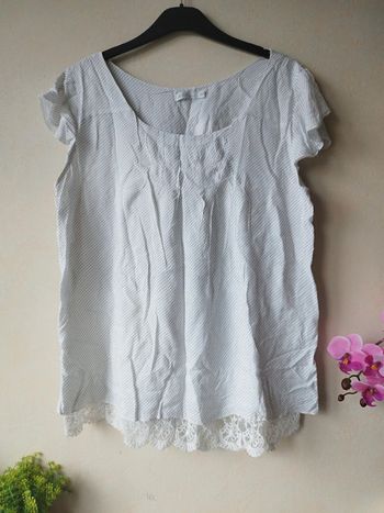 Blouse fluide manches courtes