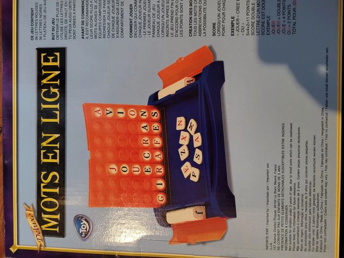 Jeu de société Mots en Ligne beToys lettres stratégie - photo numéro 2