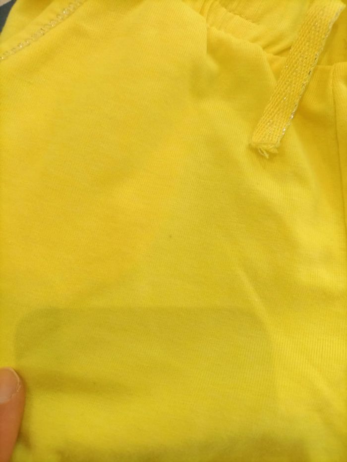 Short jaune fluo - photo numéro 3