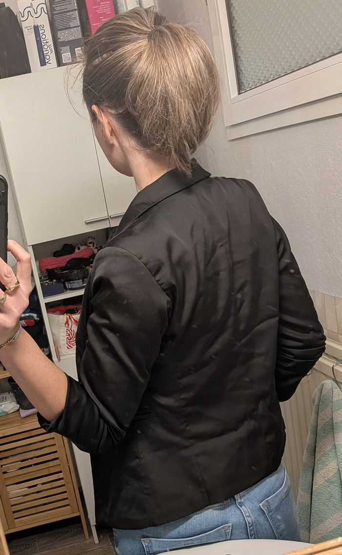 Veste blazer noir s - photo numéro 7