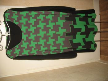 ROBE ML NOIRE ET VERTE "TREND BY MISS CAPTAIN" - TAILLE 42 - n°10