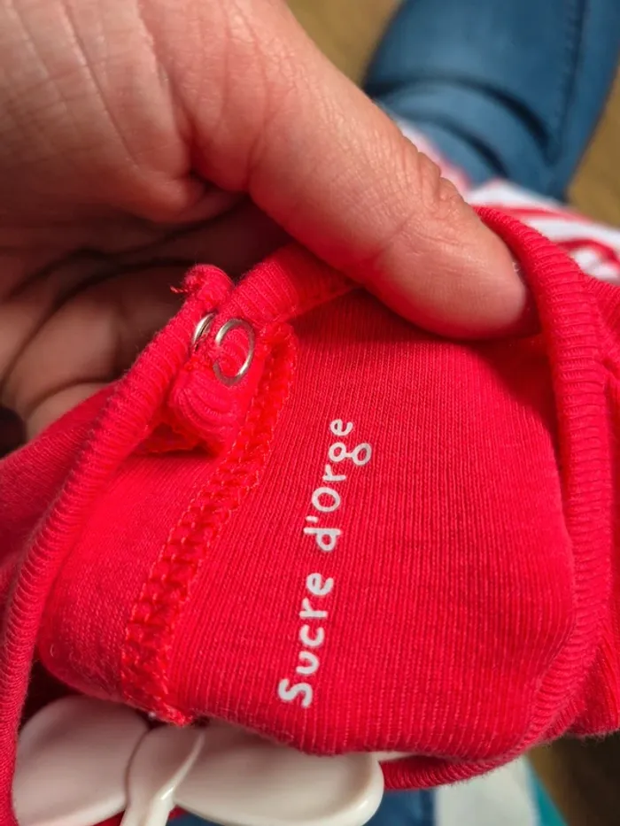 Ensemble robe + t-shirt 6 mois 67cm - photo numéro 4