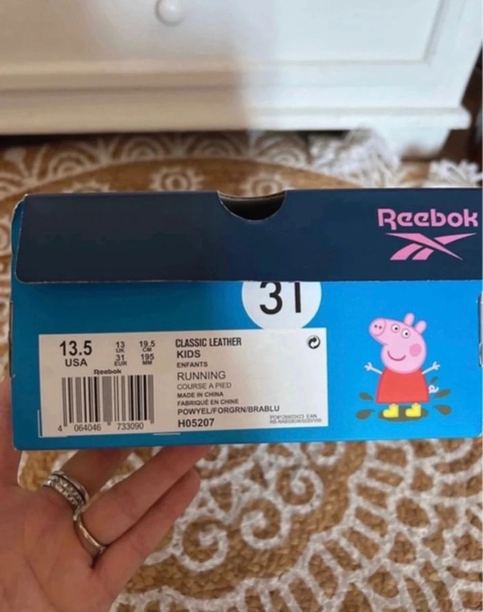 Basket Reebook peppa pig pointure 31 - photo numéro 4