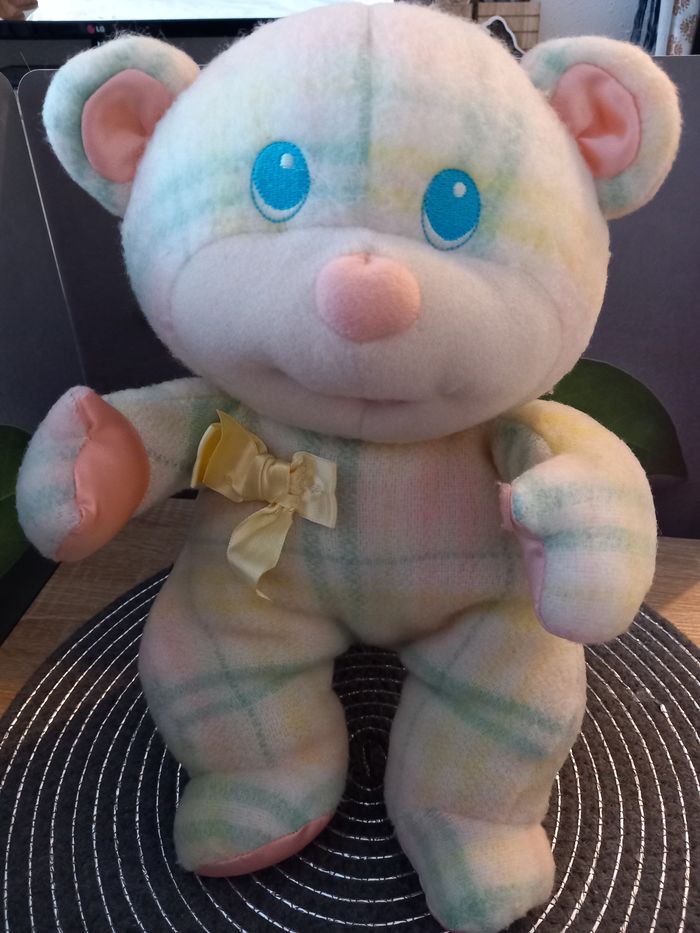 Peluche ours snuzzels playskool 1987 vintage 36cm - photo numéro 4