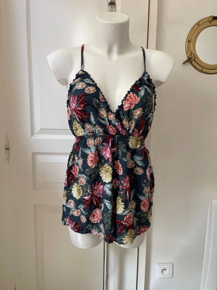 Combinaison short à fleurs - photo numéro 7