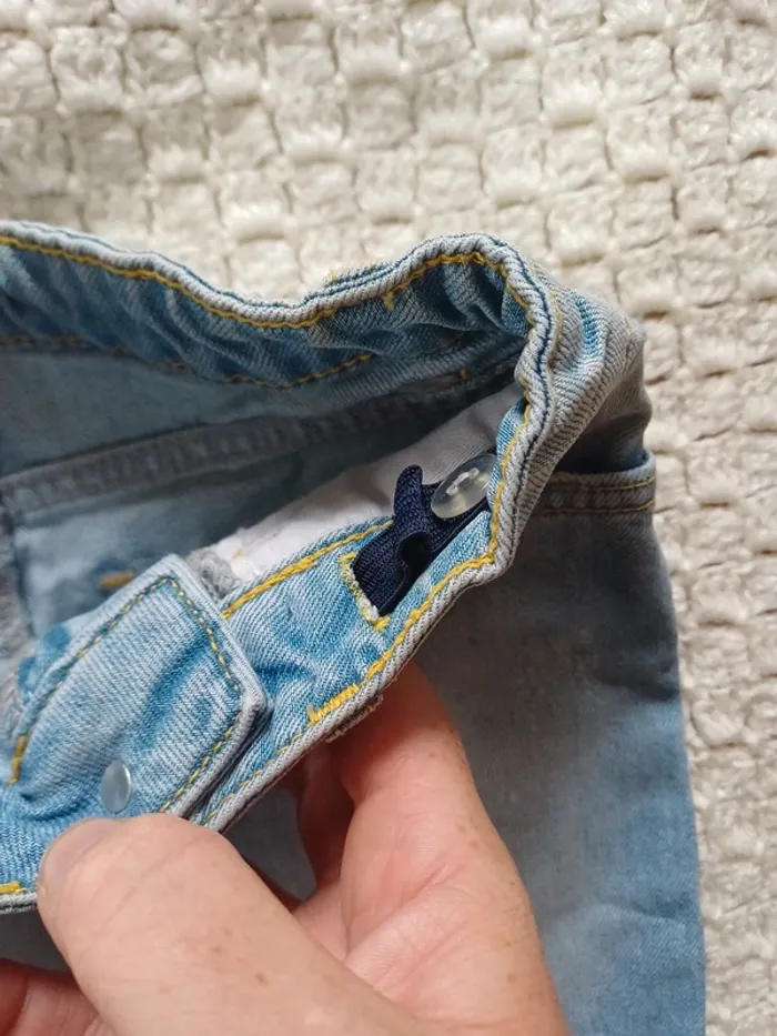 Jupe en jean taille réglable - photo numéro 2