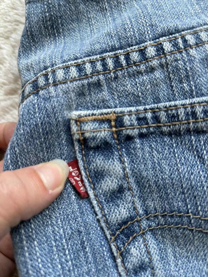 Jean Levi’s femme 505 nouveau low straight droit bleu clair XL/42 W32 Mexico 2000s rare us - photo numéro 3