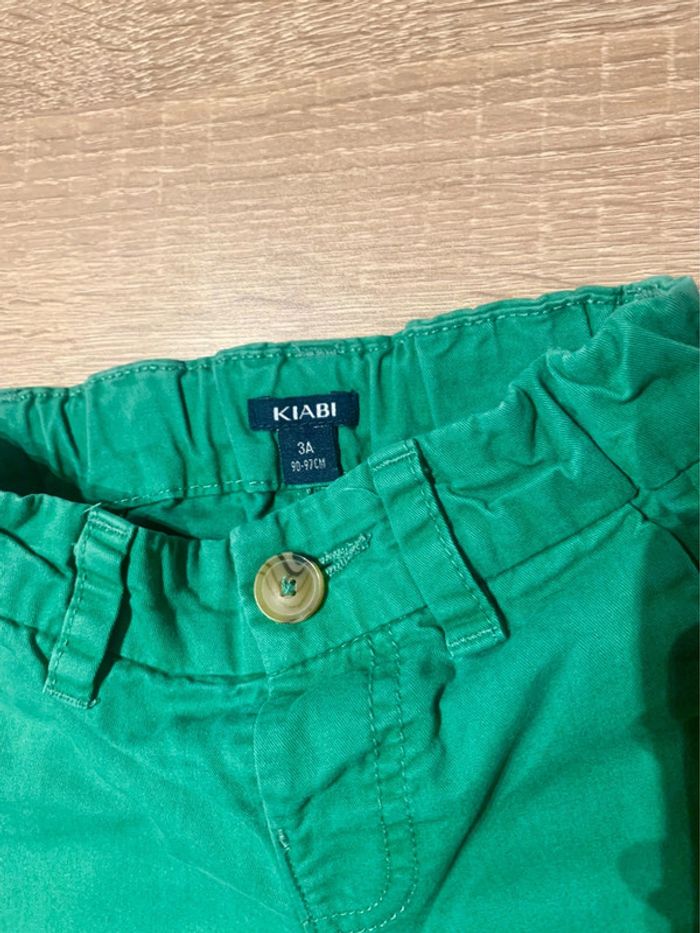 Short vert Kiabi 3 ans - photo numéro 3