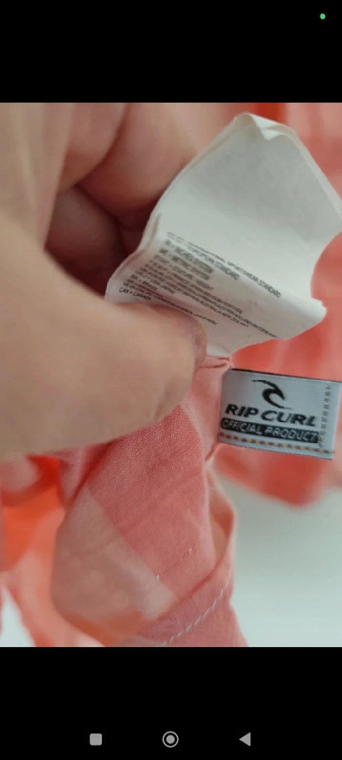 Chemise rose à longues manches rose taille S Ripcurl - photo numéro 7