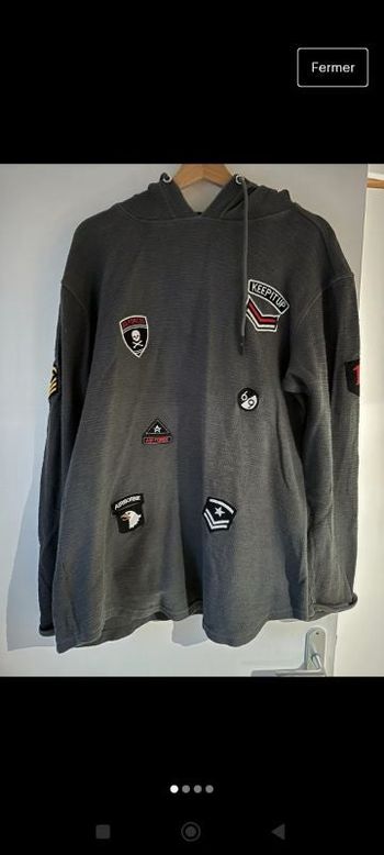 Sweat -shirt homme à capuche
